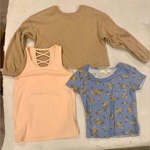 Girl’s size 8 tops